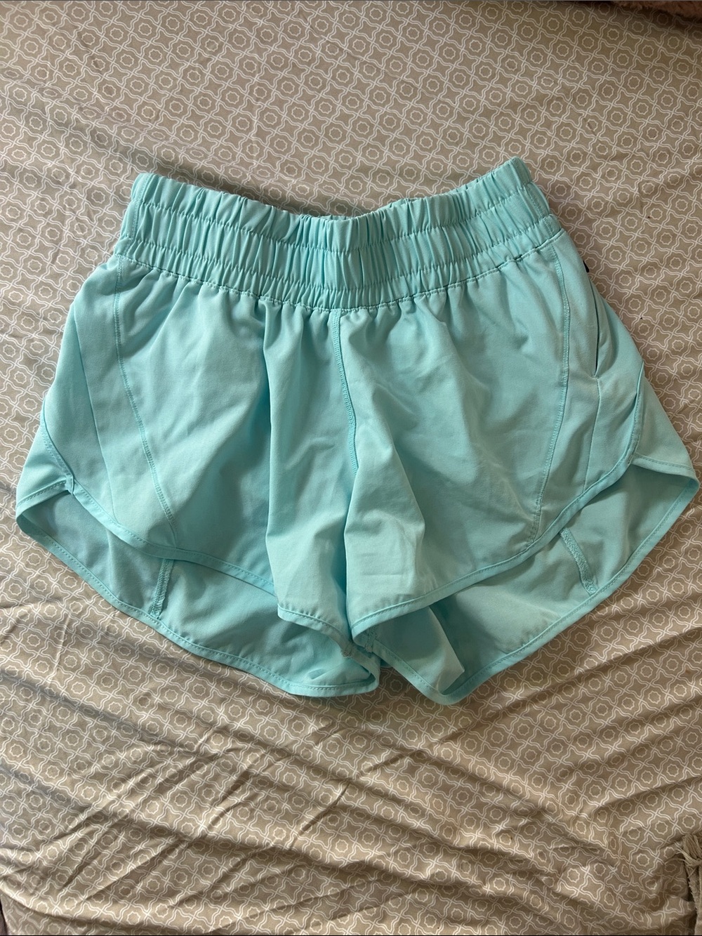 Light Aqua Women’s Athletic Running Shorts